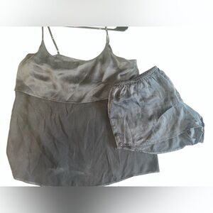 Silk Satin Gray Sleepwear for Women